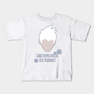 Jack frost outline Kids T-Shirt